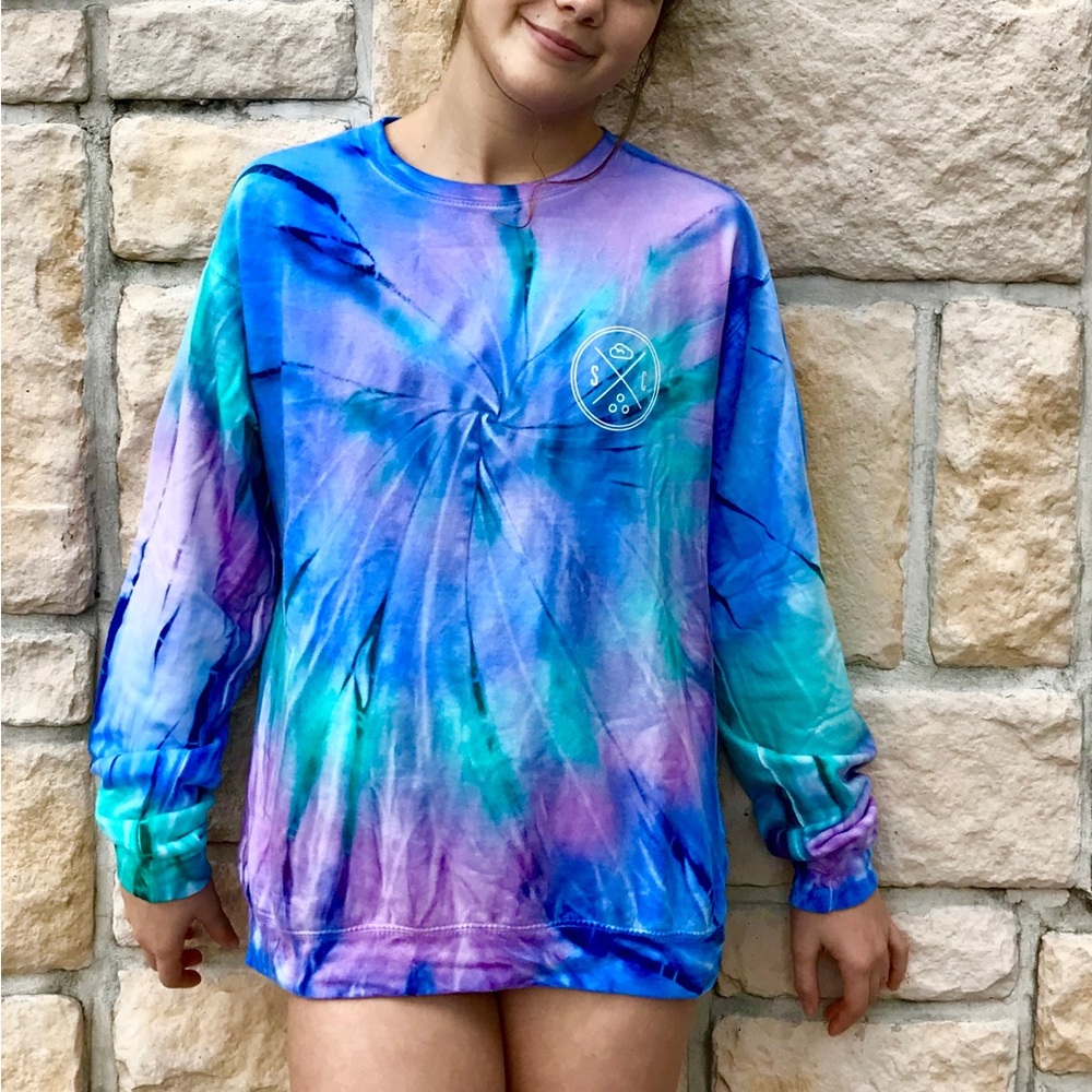 SANDCOLD Long Sleeve Shirt Tie Dye